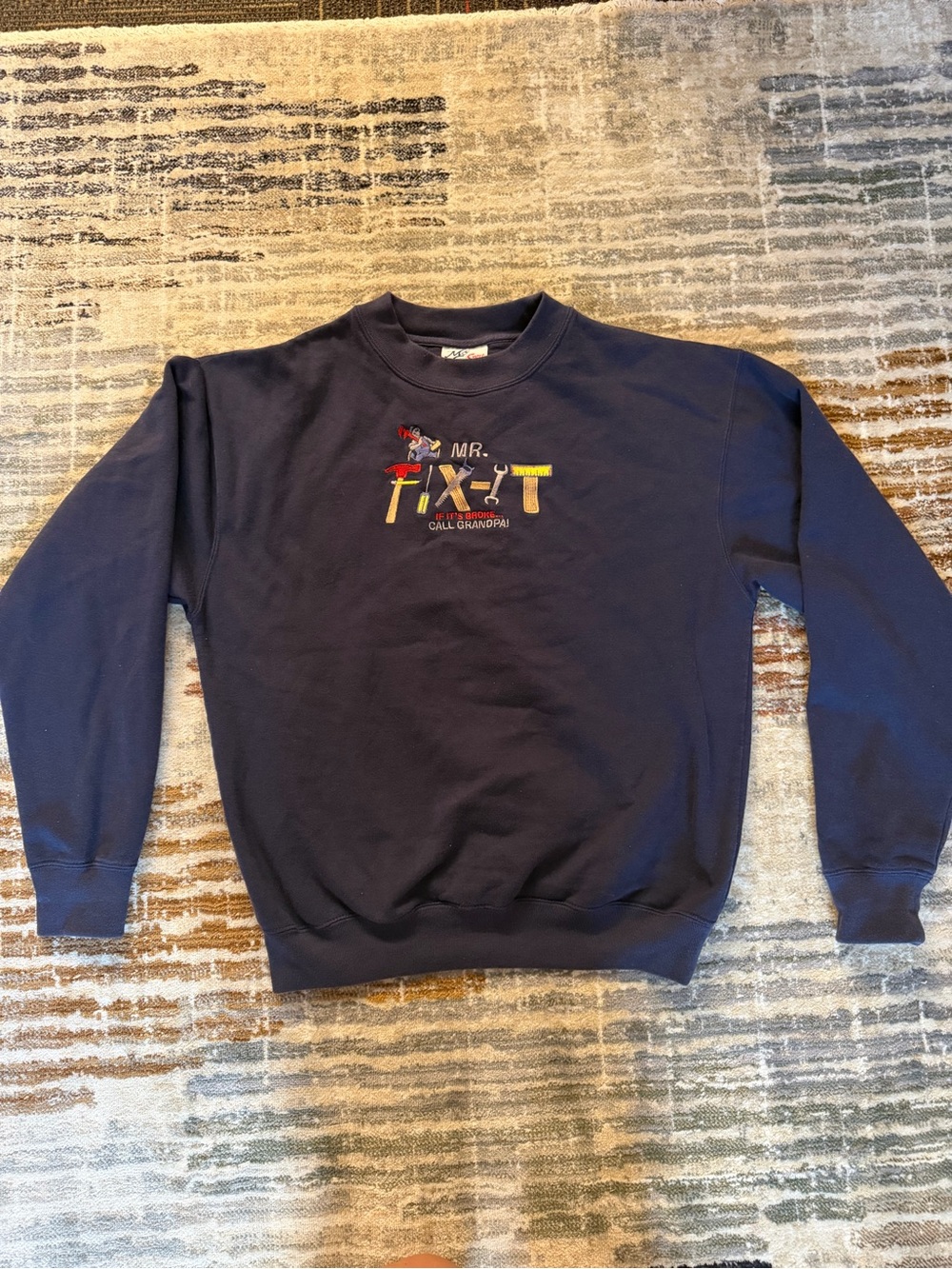 Mr. Fix-It Crewneck Sweatshirt - Navy